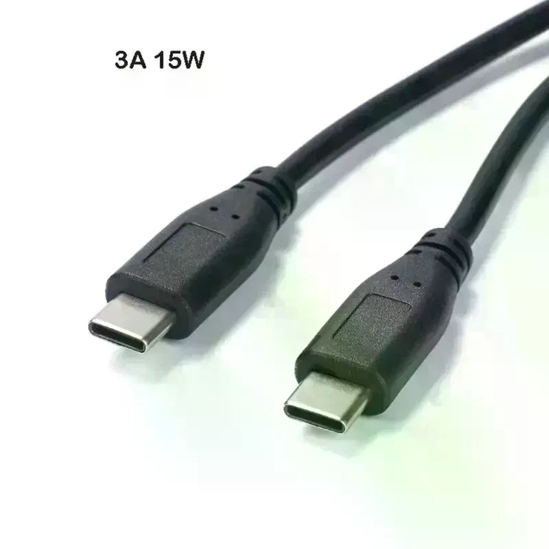 USB C Cable Splitter 1 2 Extension Wire Phone Tablet 15W 3A Power Qme