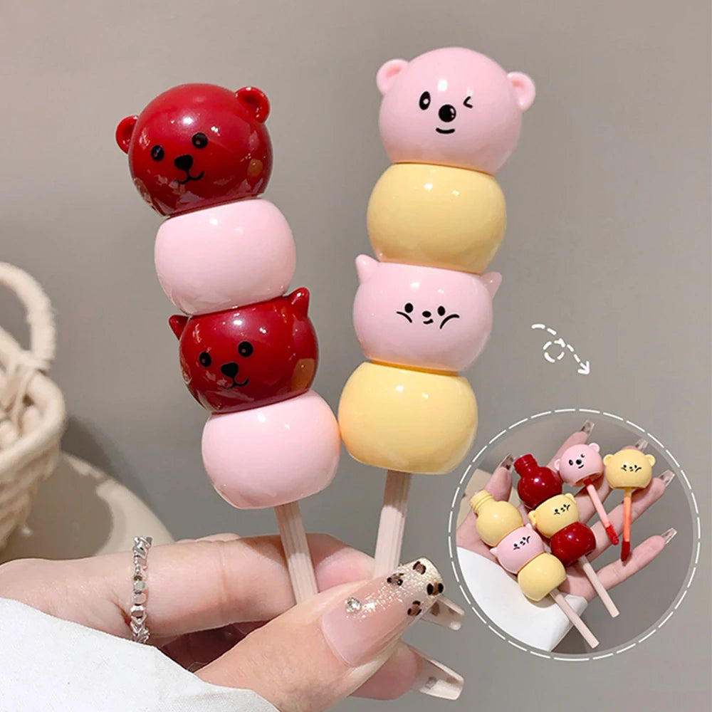 Gege Bear Matte Velvet Cute Candied Haws Lip Mud Cream Clay Qme