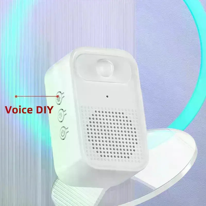 Welcome Door Sensor Store Welcomer Voice Prompter Sensor Infrared Induction Home Outdoor Doorbell Qme