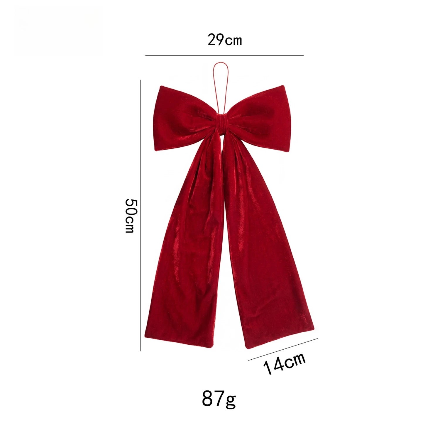 1 Velvety Soft Bendable Fabric Bowknots Christmas Tree Ornaments Door Qme L Other
