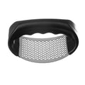 Stainless Steel Garlic Press Crusher Manual Garlic Mincer Chopping Garlic Tool Fruit Vegetable Tools Kitchen Accessories Gadget Qme black