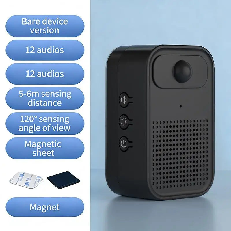 Welcome Door Sensor Store Welcomer Voice Prompter Sensor Infrared Induction Home Outdoor Doorbell Qme A2