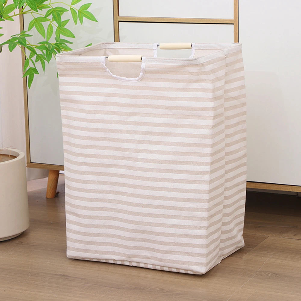 Large Capacity Laundry Storage Dirty Clothes Storage Basket with Handle Hamper Collapsible Laundry Basket Bathroom Accessories Qme D