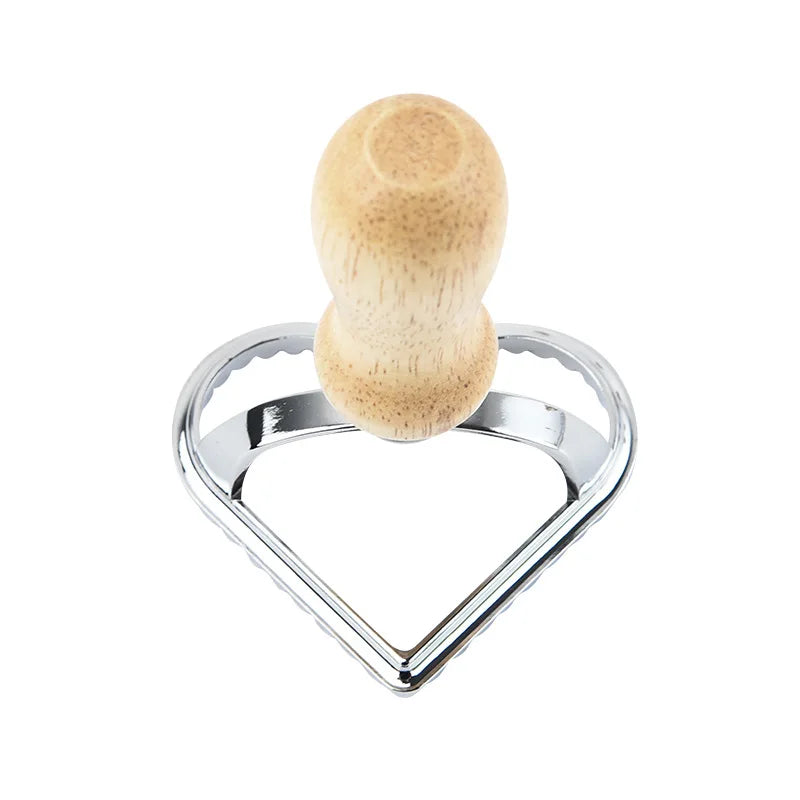 Stainless Steel Cookies Cutter Set Pasta Press Kitchen Attachment Kit Ravioli Maker Mold Tool Ravioli Stamp Set Pastry Wheel Set Qme Love Heart