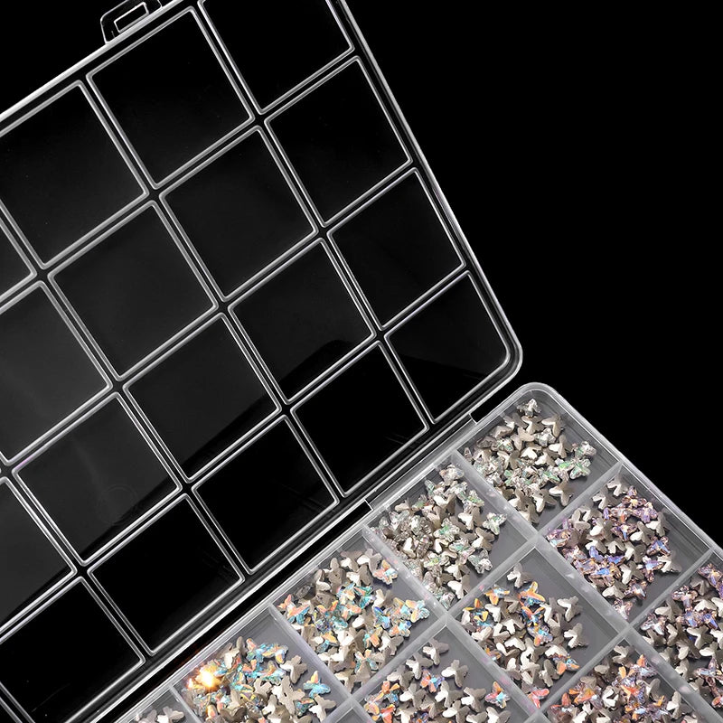Beads Organizer Art Diy Jewelry Multifunctional Clear Plastic Box Qme