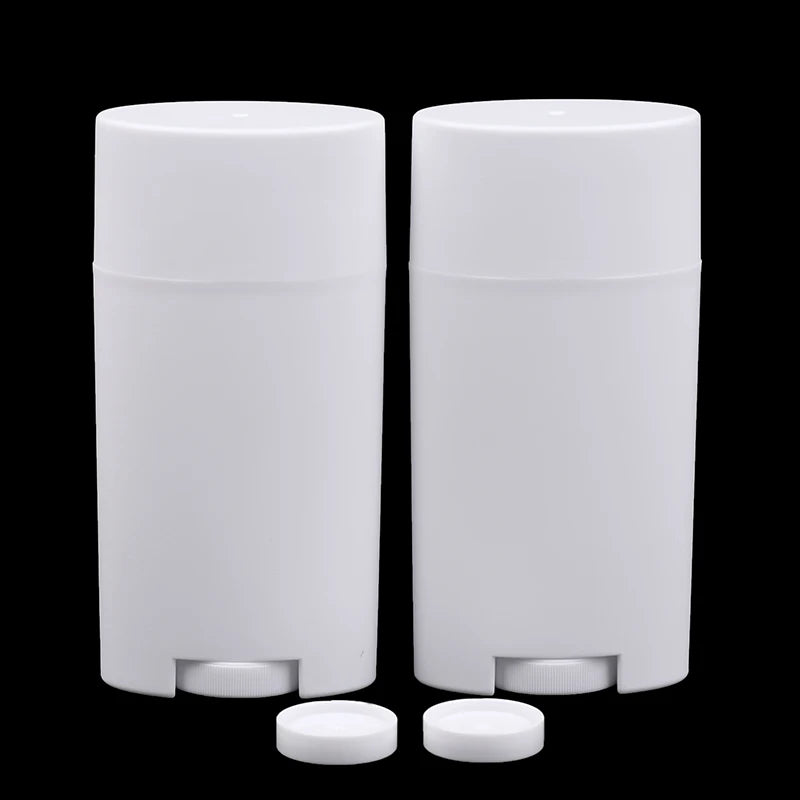 PP Empty Deodorant Containers Refillable Plastic Twist-up Bottle DIY Qme