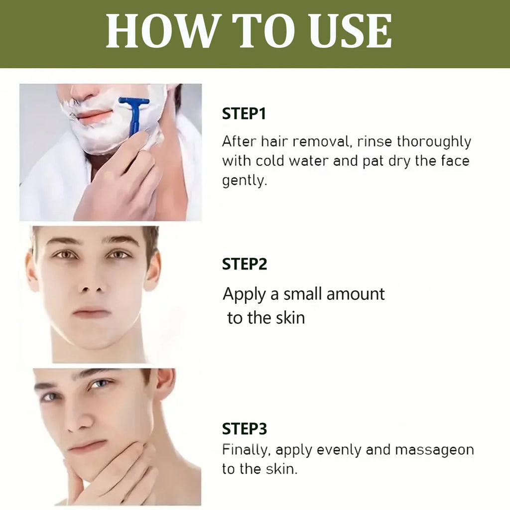 After shaving repair lotion prevent ingrown hair treatment smooth body skin reduce dark spots redness eliminate acne essence Qme