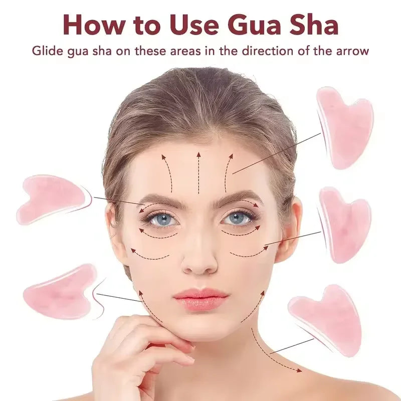 Guasha Massage Stone Body Massage Tool Beeswax Guasha Scraping Facial Scrapping Plate Neck Care SPA Massage Beauty Healty Tool Qme