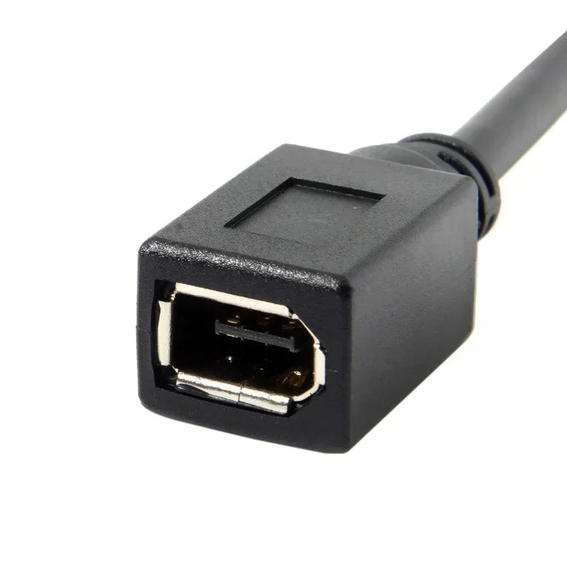 2pcs IEEE1394 firewire 800 9 pinos/6 pinos cabo firewire 800 400 ieee 1394 cabo (9pin 6pin) 2ft IEEE1394B Firewire 9Pin to 9Pin Qme