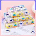 Back School Supplies Cute Fruit Jelly Erasers Fun Animal Shaped Qme A7