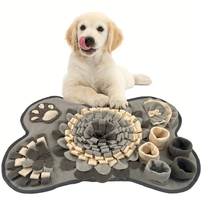 Pet Sniffing Mat For Dogs, Interactive Durable Dog Slow Feeding Pad Training Mat For Foraging Skills And Slow Eating Qme