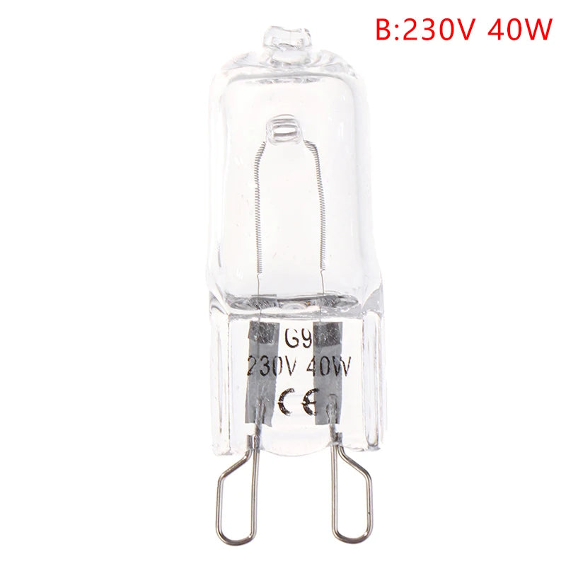 40W G9 Oven Light Temperature Resistant Halogen Bulb Lamp Qme B