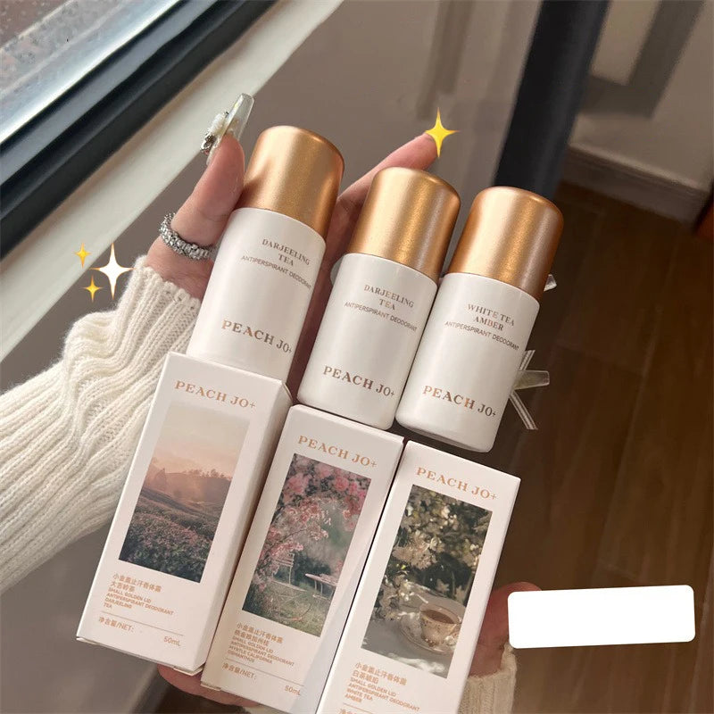White Tea Long-lasting Deodorant Light Fragrance Antiperspirant Roll-on Perfume Stop Sweating Eliminate Odor Armpit Freshener Qme