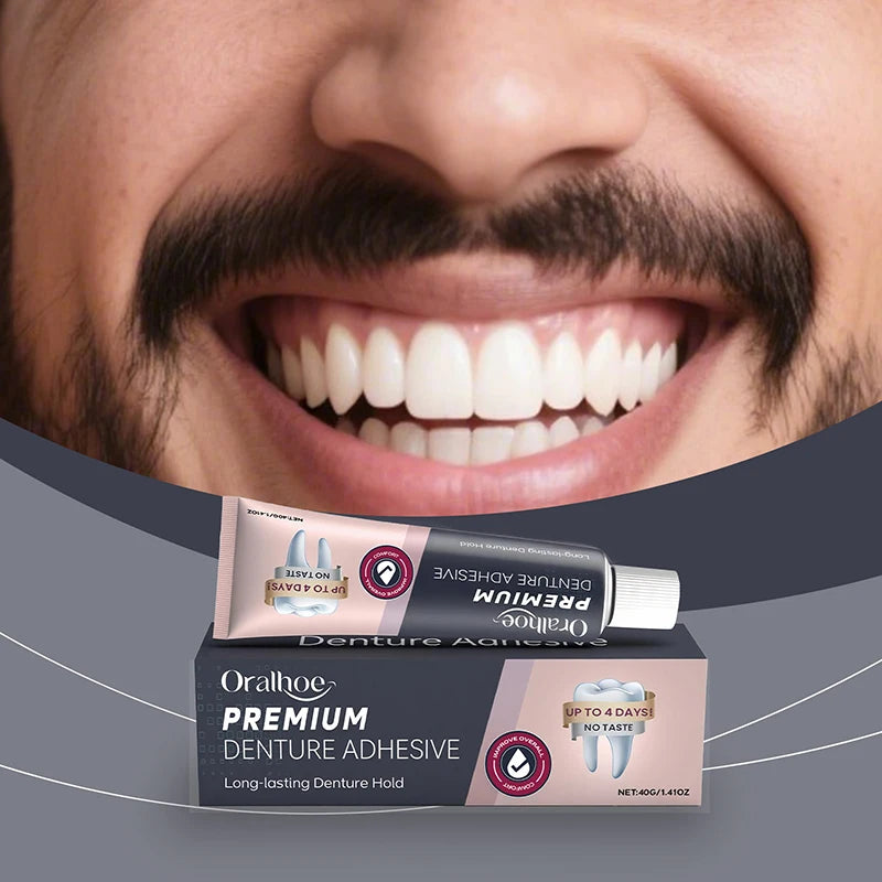Dental Fixation Adhesive Durable Secure Comfortable Fit Formula Qme
