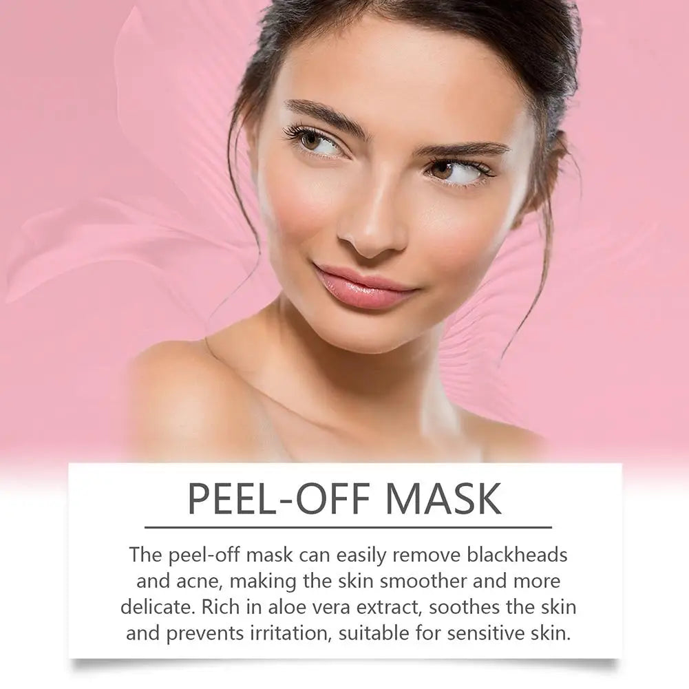Collagen Peel Off Face Mask Glowy Skin Deep Moisturizing Collagen Night Wrapping Mask Elasticity Hydration Brighten Skin Care Qme