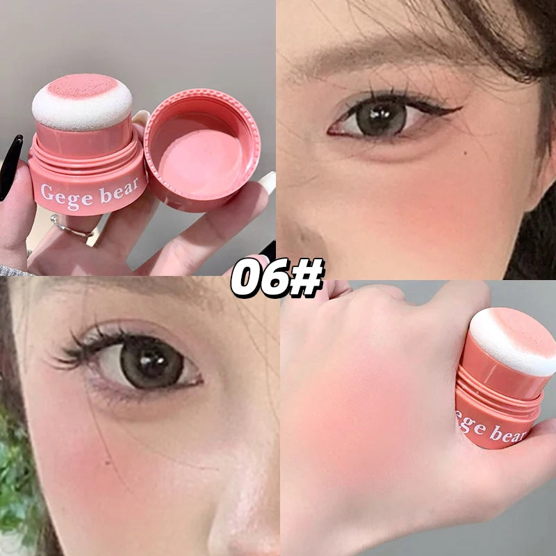 Gege Bear Matte Blush Powder Natural Finish Long-lasting Low Qme GX2071-6