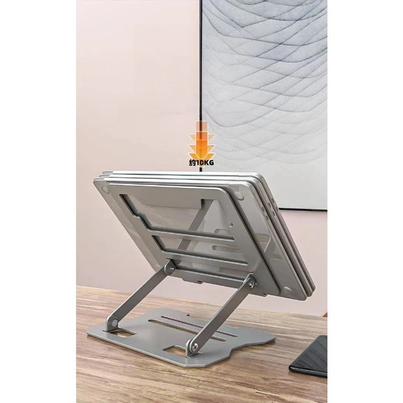 Metal Notebook Bracket Steel Lifting Convenient Heightening Frame Qme