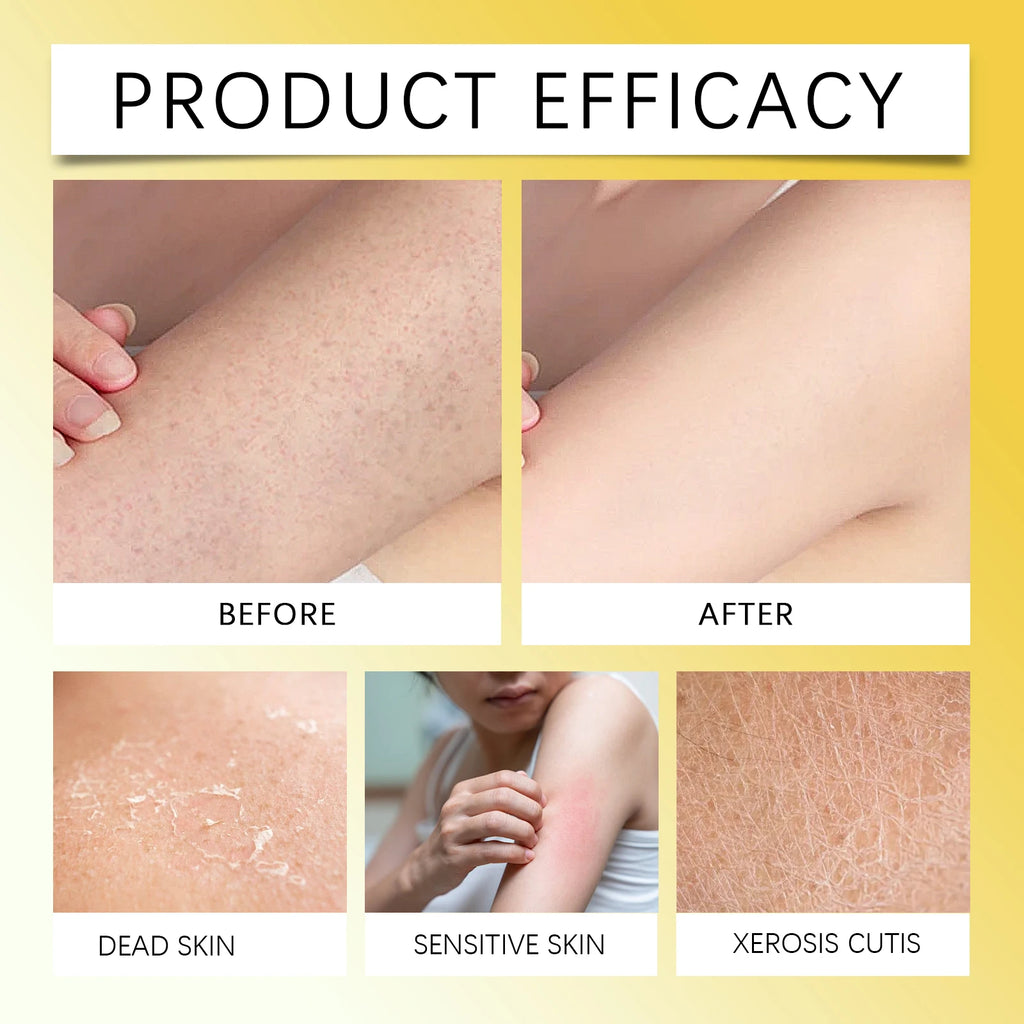 Body Scrub Cream for Bath Shower Deep Cleaning Whitening Exfoliating Removal Melanin Repair Brighten Moisturizing No Tight Qme