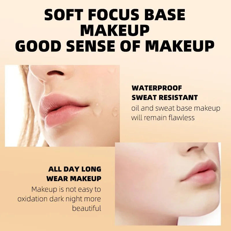 SPF30 Moisture Sunscreen BB Cream Liquid Face Base Foundation Qme