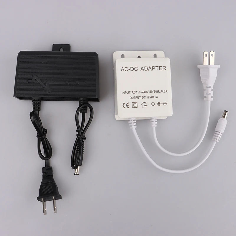AC DC 12V 2A 2000ma CCTV Camera Power Supply Adaptor Outdoor Qme