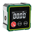 Magnetic LCD Digital Protractor Inclinometer Gauge with Backlight Protractor Inclinometer Bevel Box Level Angle Measurement Tool Qme grey