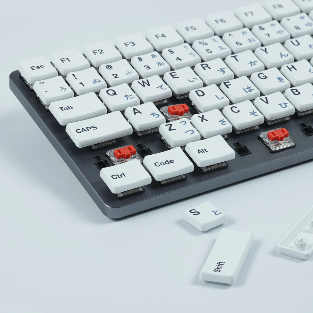 CHOSFOX CFX Low Profile PBT Keycap for Kailh 1350 Choc Low Profile Switch Mechanical Keyboard Ultra Thin English/Japanese Keycap Qme