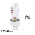 1Pc Mini Airbrush In-Line Filter System Airbrush Spray Effective Water Oil Separator Moisture Trap For Smooth Airbrush Painting. Qme 1PC