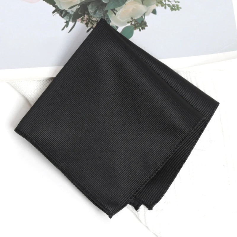 Black Stripe Tie Cufflink Cravat Bowtie Set Wedding Ties Gifts for Men Handky Elegant Necktie for Designer Business Accessories Qme C-3