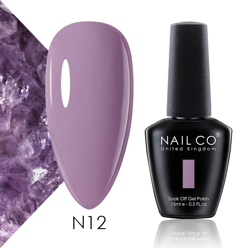 NAILCO 131 Colors Nail Gel Polish Off LED Semi Permanant Art Hybrid