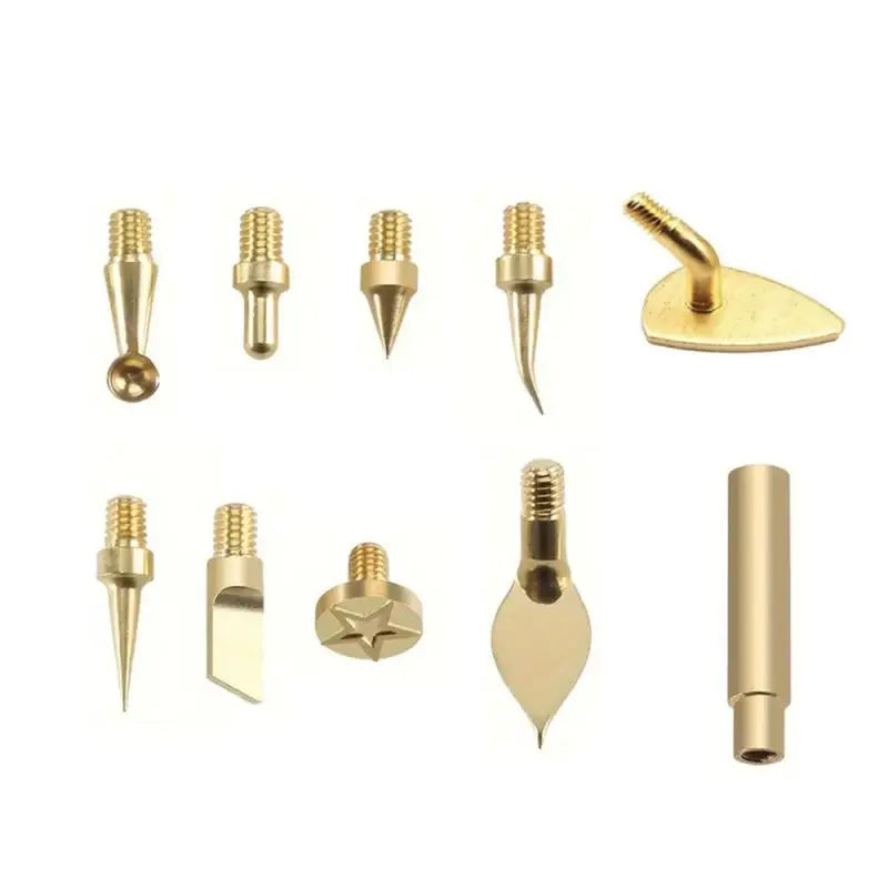 3D Printer Soldering Iron Tool 7 9 Tip M2 M3 M4 M5 M6 M8 Brass Thread Qme 10pcs