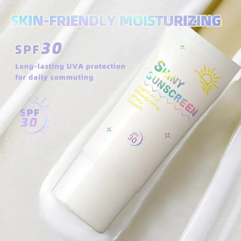 daily SPF30 Facial Body Isolation Sunscreen UV Protective Sun Cream Moisturizing Skin Body Sunscreens Anti Sun Face Protection Qme