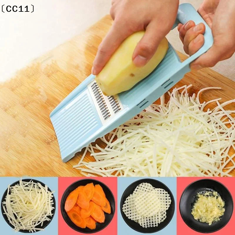 1 Slicer Kitchen Vegetable Multi Potato Chip Veggie Cutter Julienne Qme