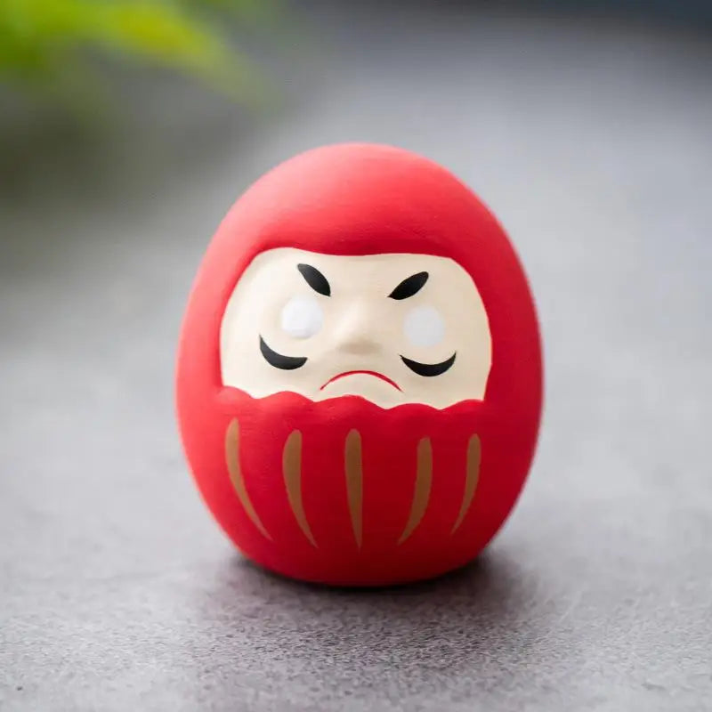 Ceramic Statue Daruma Tumbler Crafts Lucky Fortune Ornament Landscape Doll Fengshui Home Decor Gift Qme A3