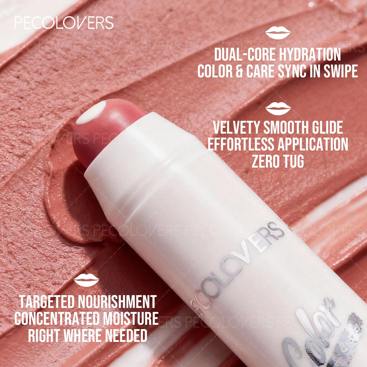 Moisturizing Lipstick Pen Hydrating Lip Gloss Colorful Balm Qme