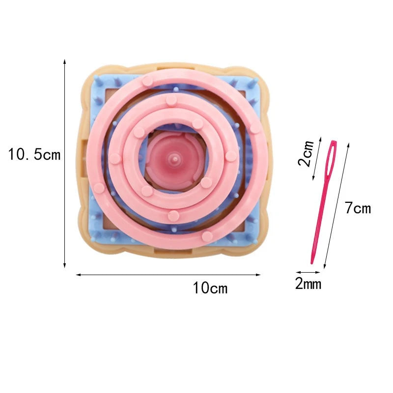 DIY Flower Loom Knitting Plastic Weaving Tool Making Handmade Flowers Qme 1Set