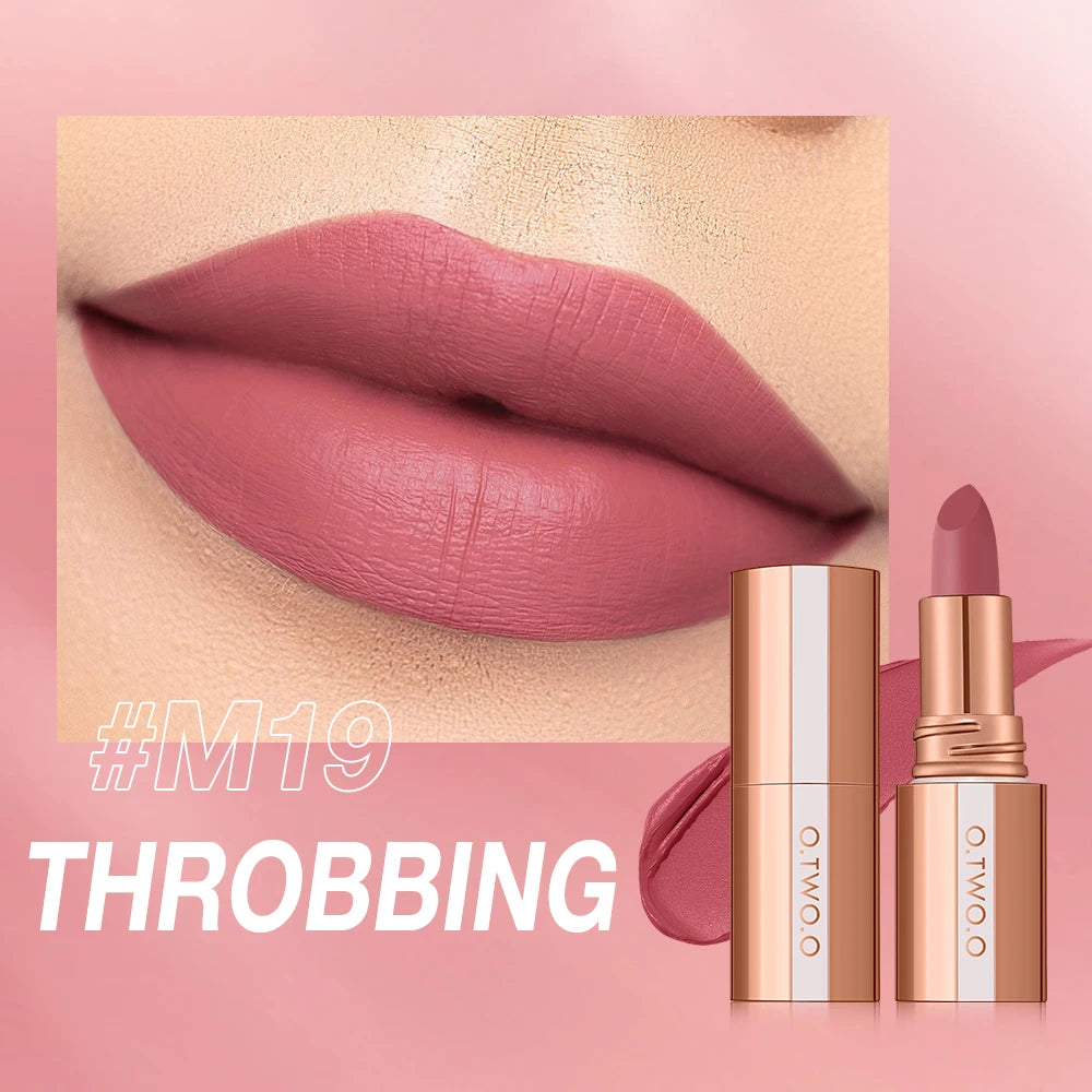 O TWO Matte Lipstick Lip Tint 8 Colors Waterproof Long Lasting Qme M19 China Mainland Full Size