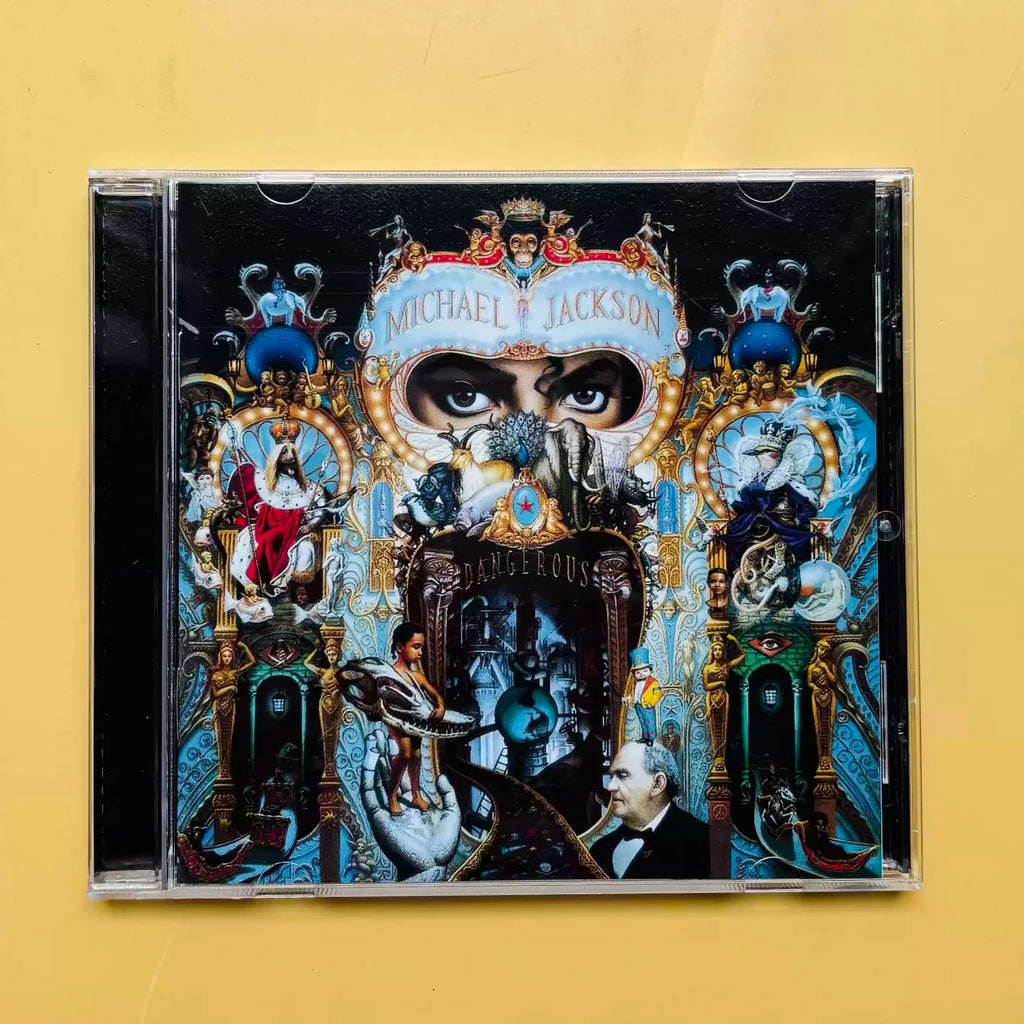Classic Pop Dance CD, Featuring Tracks Including Black or White , Conveying Stage-Level Music Tension and Humanistic Care Qme MJ