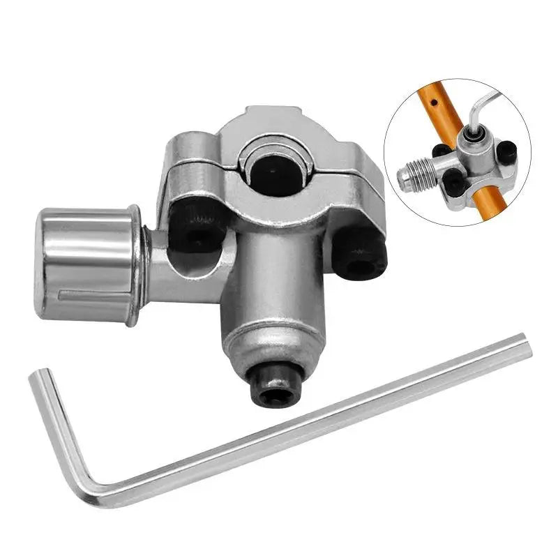Zinc Alloy Piercing Valve Tap 6- Copper Tube Refrigeration AC System Qme