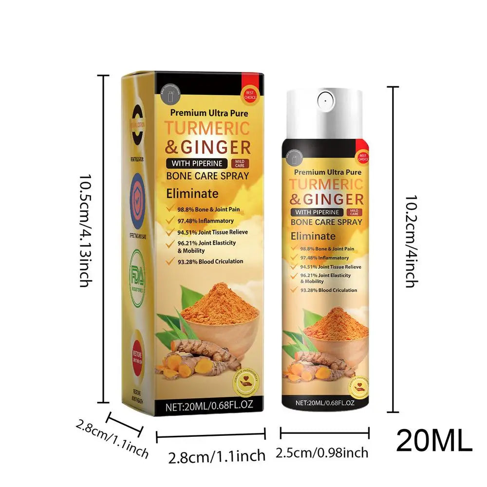 1pc Joint And Bone Spray 20ml Unisex Portable Soothing Liquid Joint Relaxing Spray for Shoulders Waist Back Neck Feet Nighttime Qme as shown