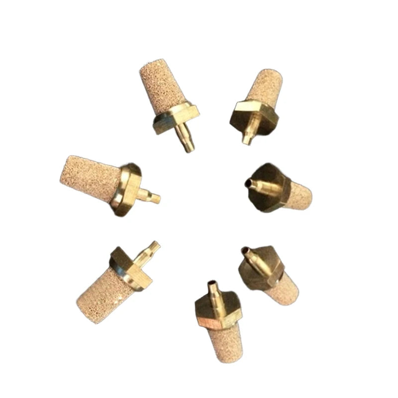 5Pcs Filter Pure Copper Filter Tip Universal Copper Fog Machine Oil Filter For Stage Effects Misting Nozzle Replacement Parts Qme 5pcs
