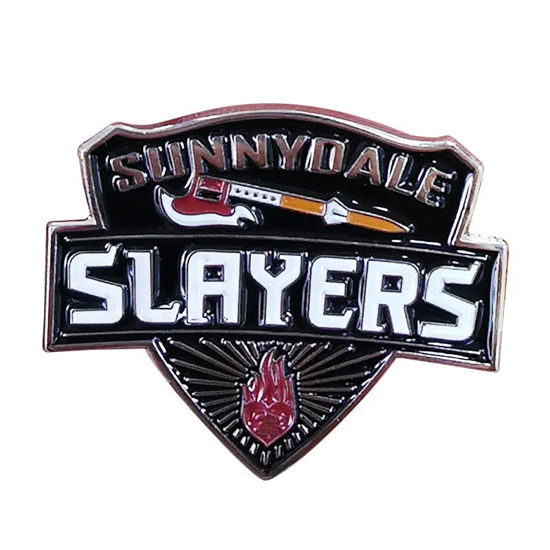 Classic Fantasy Film Vampire Hunters Enamel Pins Cross Book Backpack Shirt Lapel Metal Badge Jewelry Gift For Friends Wholesale Qme style 4