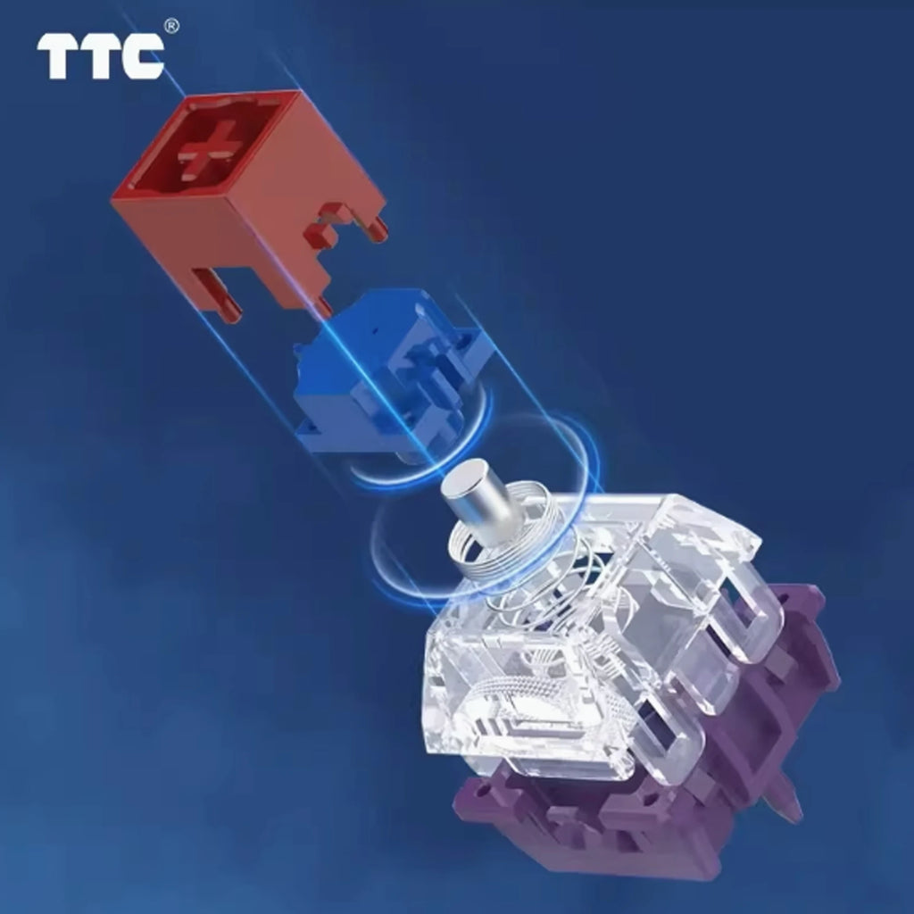 TTC Magnetic Swtich Mechanical Keyboard Switch High Light Transmittance E-Sports Gaming PC Atk68 Na87 Hm66 Magneto Swtich Qme
