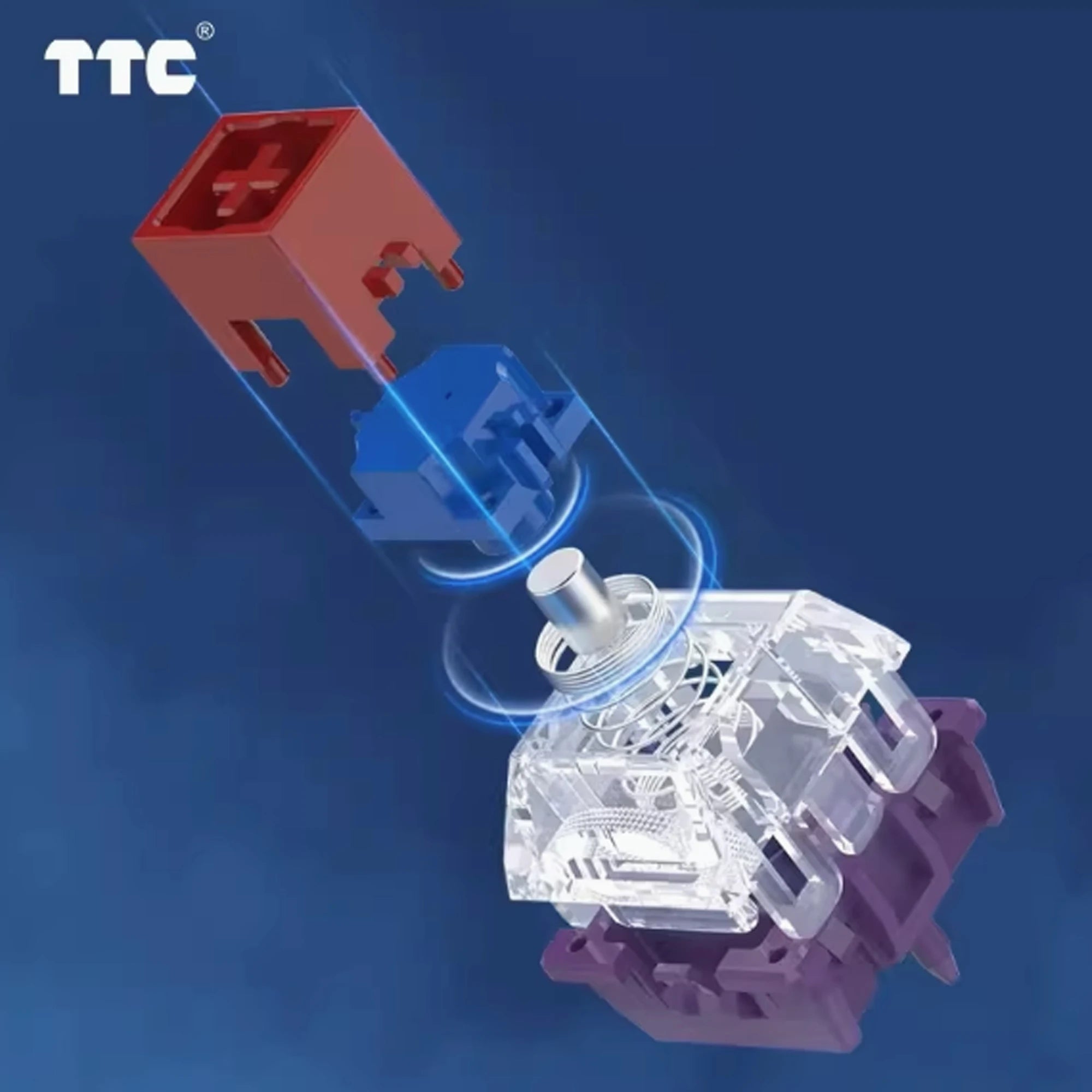 TTC Magnetic Swtich Mechanical Keyboard Switch High Light Transmittance E-Sports Gaming PC Atk68 Na87 Hm66 Magneto Swtich Qme
