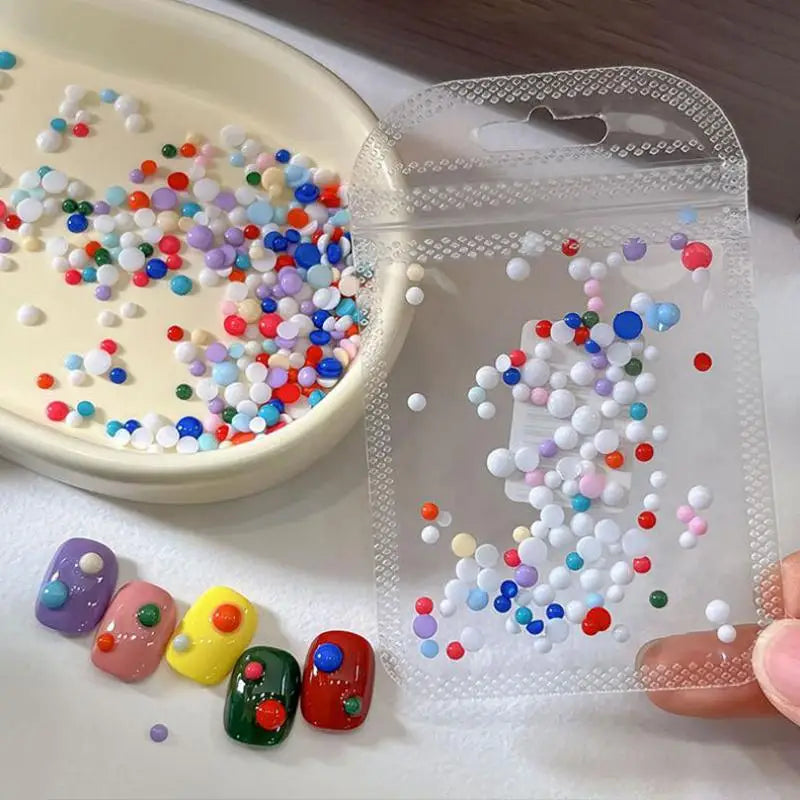 3D Resin Decorations Summer Fashionable Polka Dots Vibrant Dopamine Qme