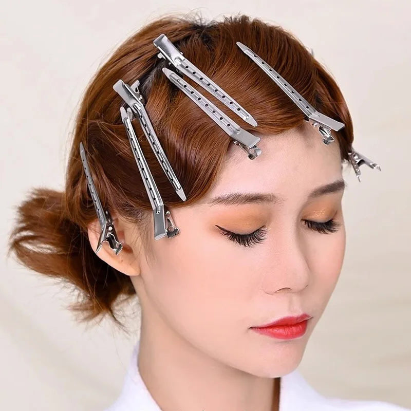 No Crease Hair Clips Traceless Duckbill Clips For Makeup Face Washing Hair Styling Tools Women Girls Seamless Bangs Clips Qme