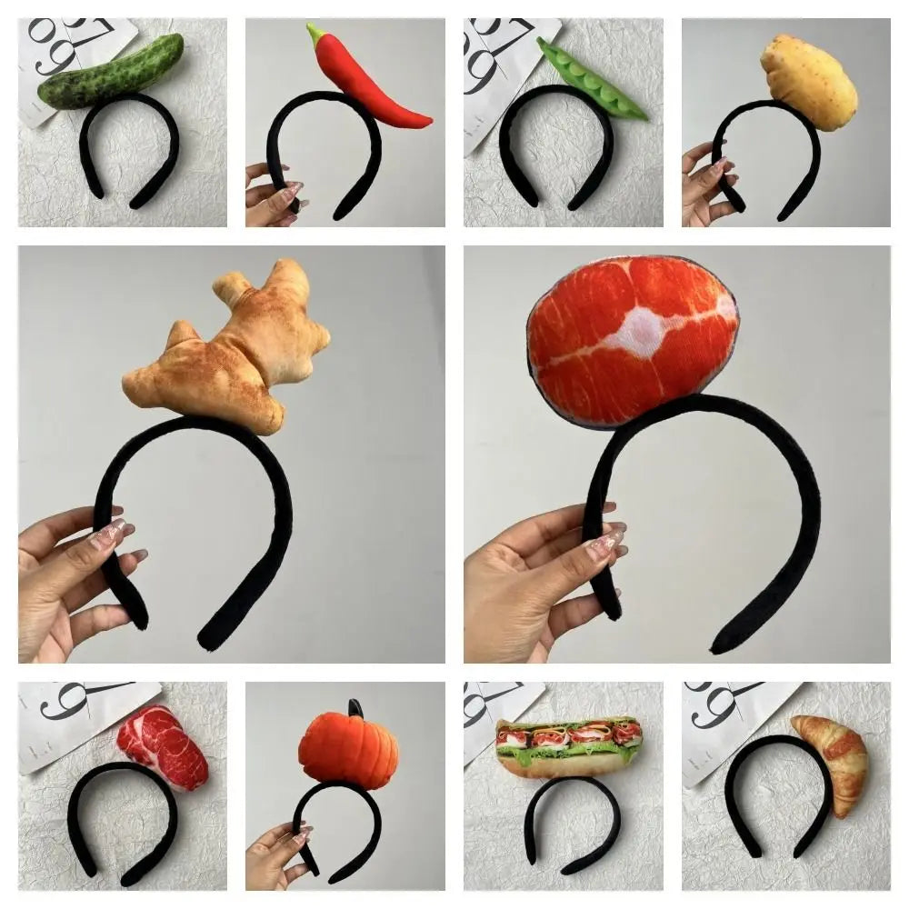 Fashion Kawaii Simulated Food Hair Hoop Korean Headwear Fruits Qme
