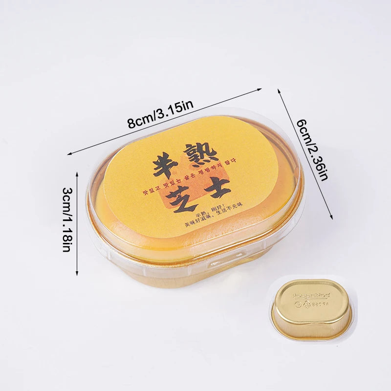 Cheese Bread Squeeze Toy Slow Rising Sensory Squishy Office Stress Qme