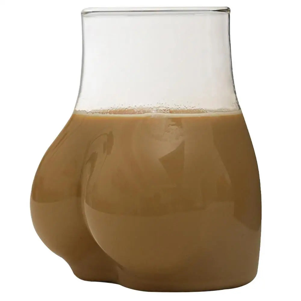 Butt Drinking Glass Funny Ass Clear Glasses Beer Capacity Bachelor Qme Clear Standard