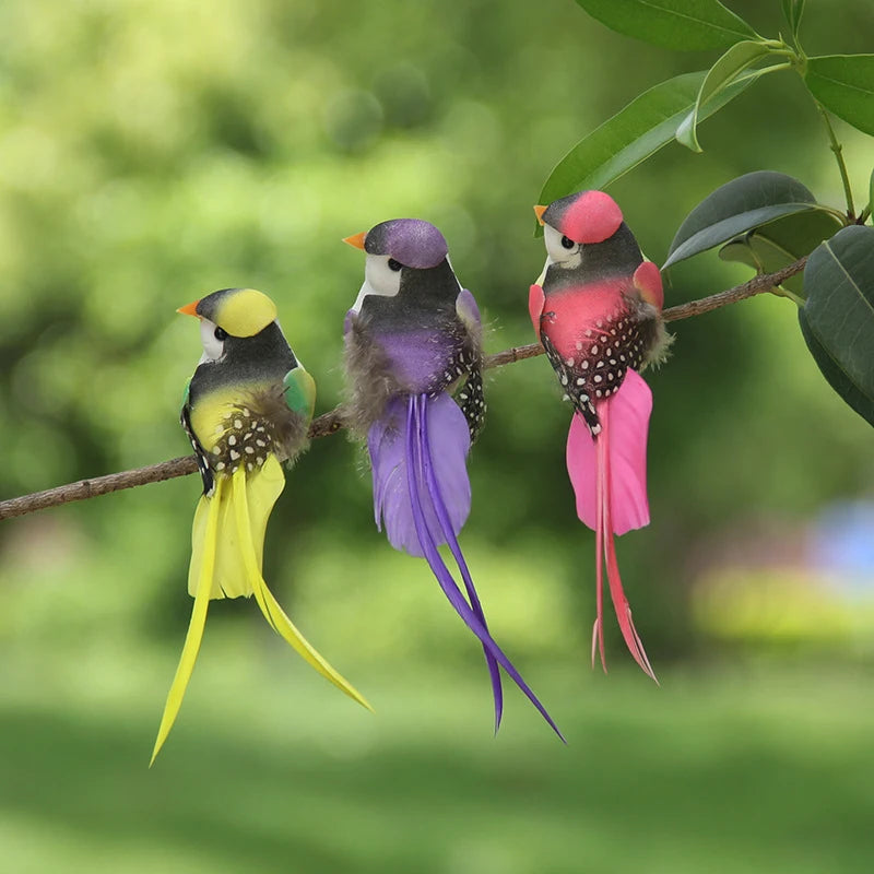 Swallow Tail Bird Clip Handmade Simulation Plant-decorated Artificial Qme