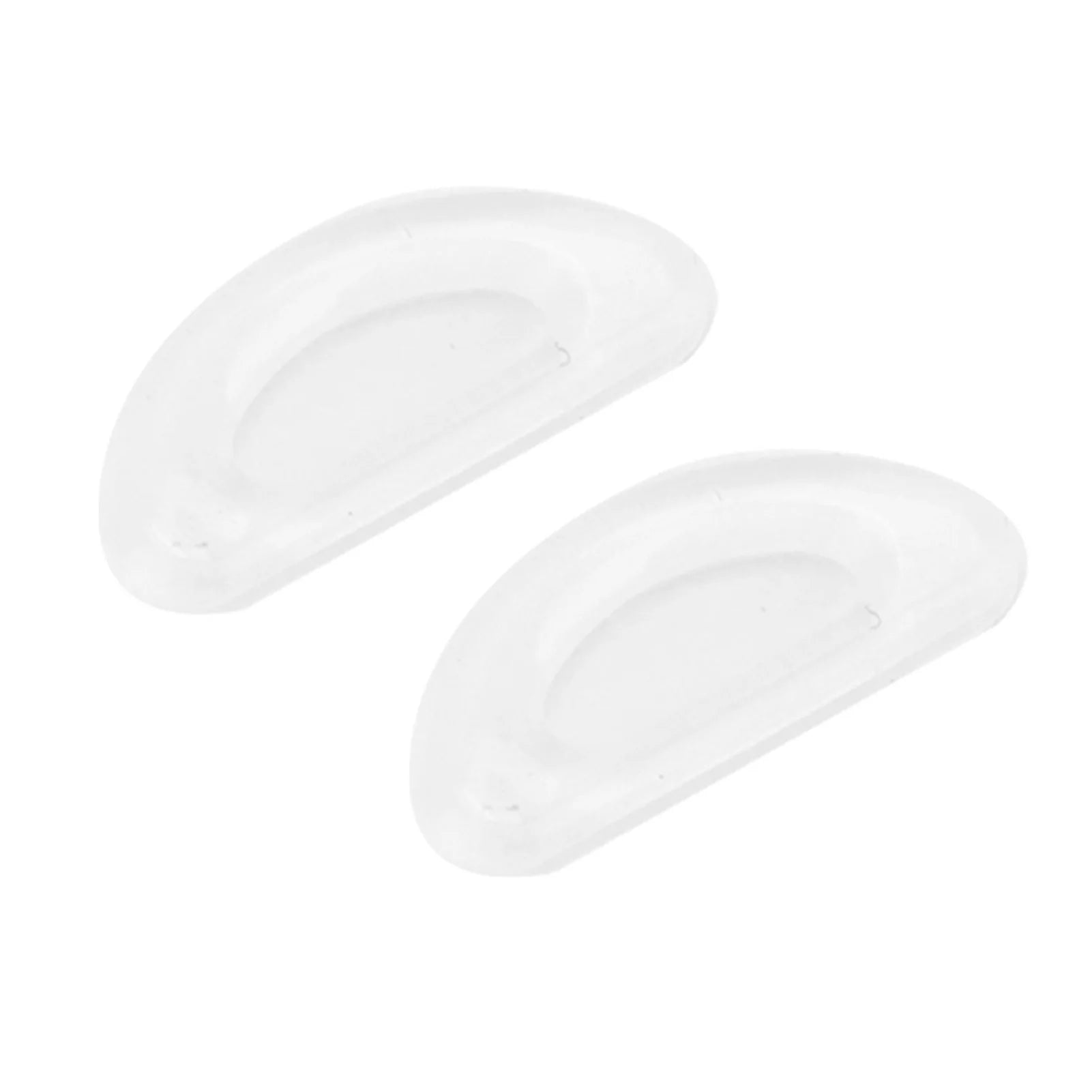 Glasses Accessories 20 Pairs Mini Glasses Nose Pads Silicone Non-Slip Nose Pads for Eyeglasses Sunglasses (Transparent white) Qme
